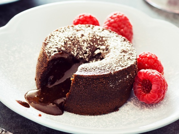 Coulant de chocolate negro