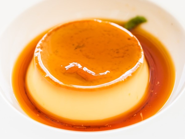 Flan de Turrón
