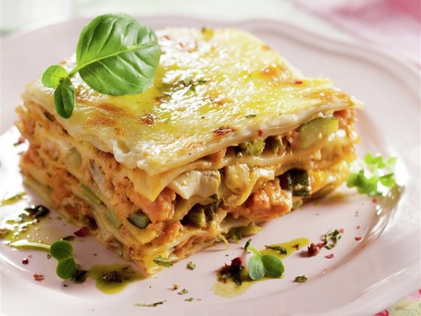 Lasaña de verduras