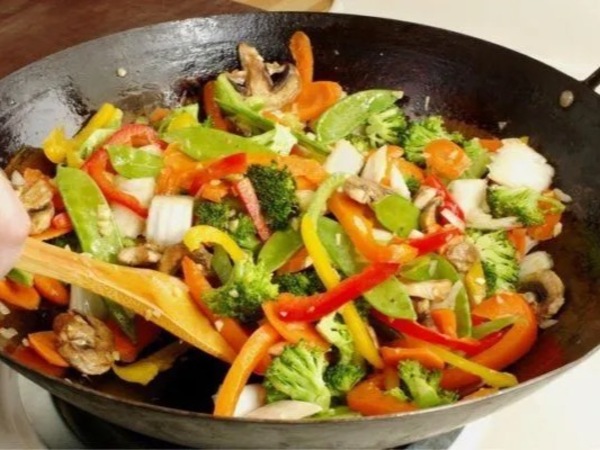 Salteado de verduras