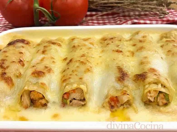 Canelones de Atún 