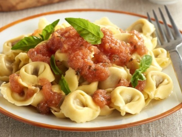 Tortellini de queso