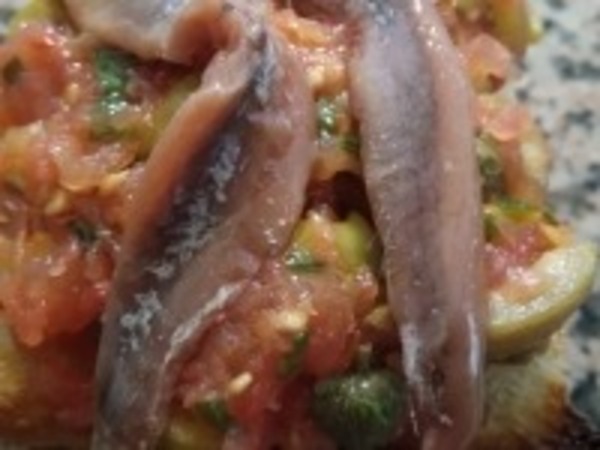 BRUSCHETTA CANTABRICA