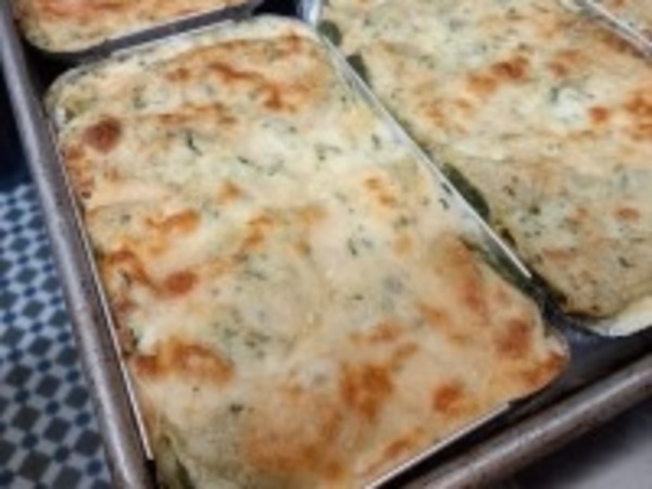 RICOTTA CANNELLONI SPINACH, HERBS and GORGONZOLA 