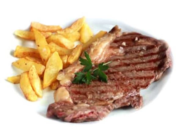 Entrecot con patatas