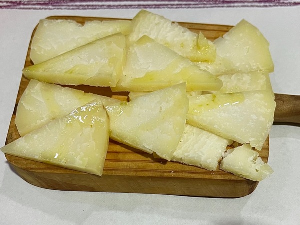 Portion de fromage affiné