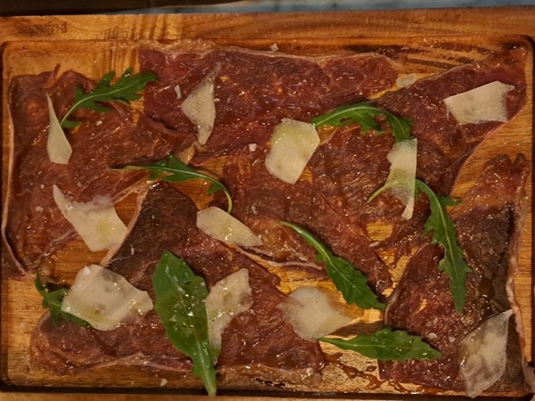 Carpaccio de picaña madurada