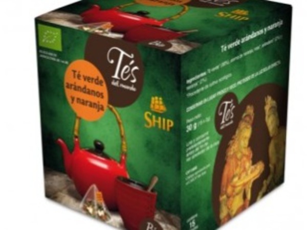 TÉ  VERDE ARÁNDANOS Y NARANJA