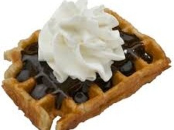 GOFRE CHOCOLATE Y NATA
