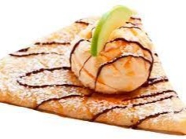 CREP CON HELADO (SABOR A ELEGIR)