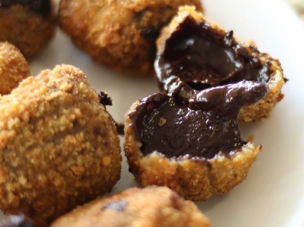 Croquetas cremosas de chocolate 