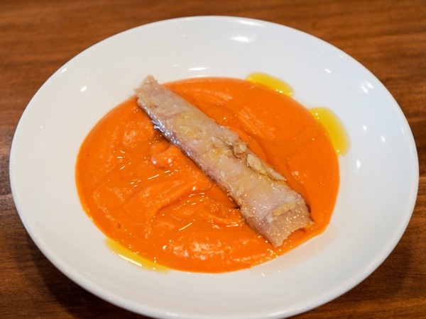 Cazuela de salmorejo