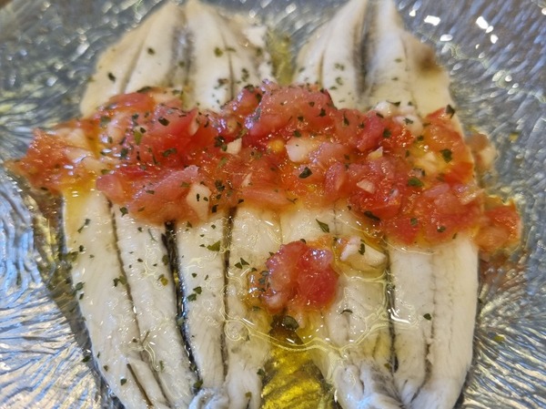 Boquerones en vinagre al estilo de la Tita