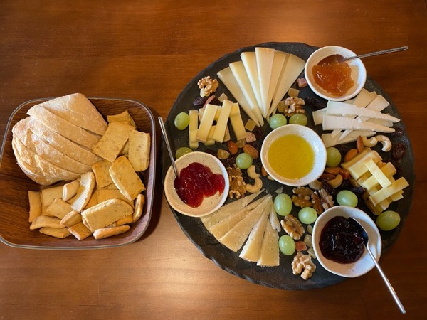 Selection of artisan cheeses