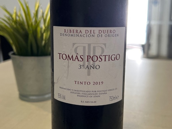 TOMAS POSTIGO 3er AÑO Crianza