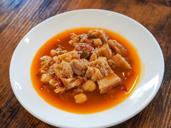 Menudo con garbanzos