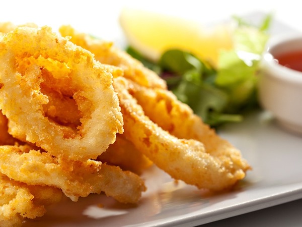 Calamares fritos o a la plancha