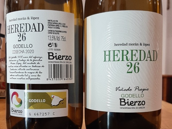 Blanco - Heredad 26 (D.O. Bierzo. León)