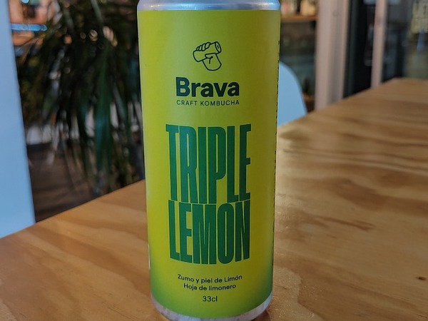Good Triple Lemon. Unpasteurized Kombucha