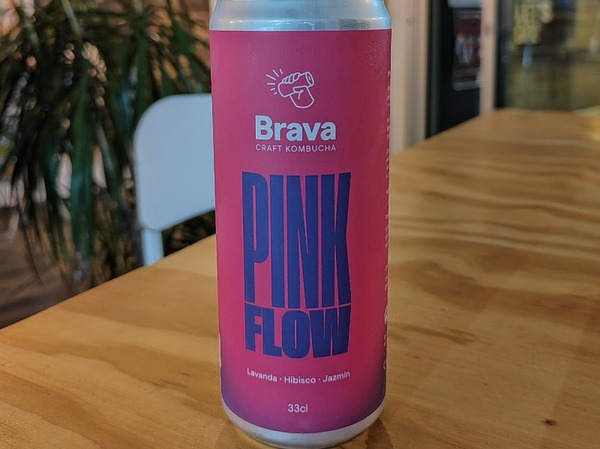 Brava Pink Flow. Kombucha sin pasteurizar 