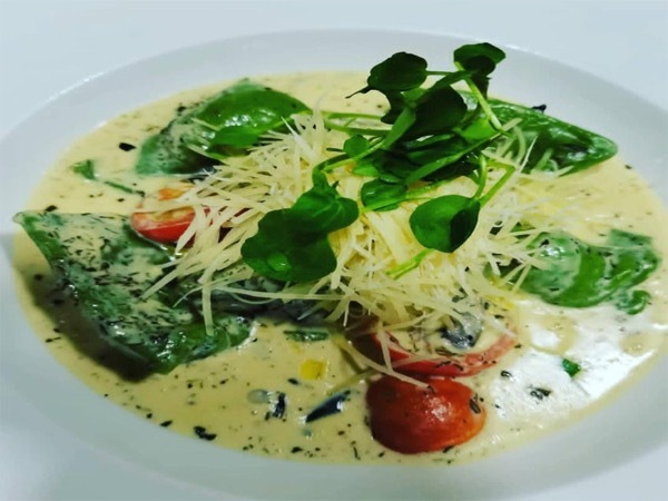 Ravioli de centolla