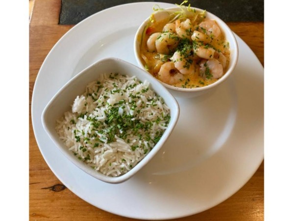 Camarón al curry