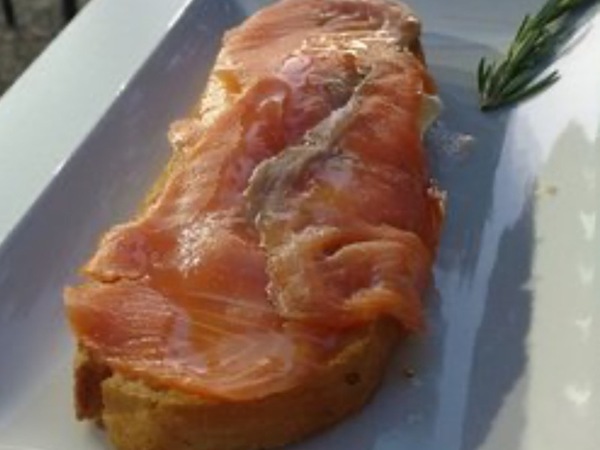 Tosta de Salmón ahumado 