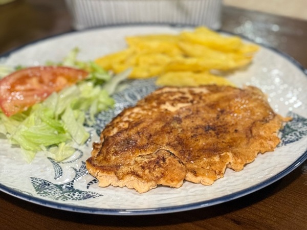 Hueva plancha ensalada