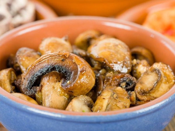 Champiñones Salteados