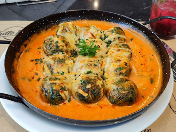MALFATTI DE RICOTA Y ESPINACA