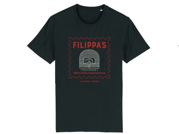 T-SHIRT FILIPPAS NEAPOLITAN OVEN MODELLO NEAPOLITAN OVEN NERA