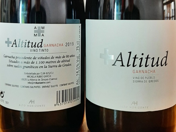 +Altitude (vin du village). Sierra de Gredos. Ávila)