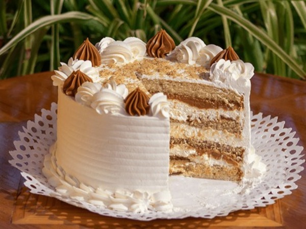 Torta De Manjar Crema