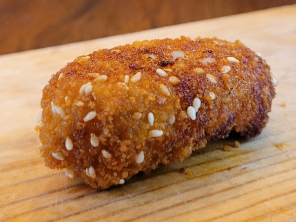 Gorgonzola amb pera al forn