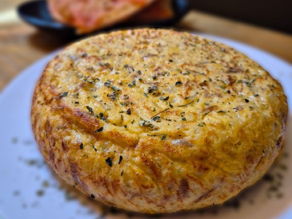 Patata i ceba confitada