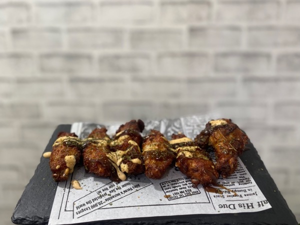 Alitas de pollo adobadas (6)