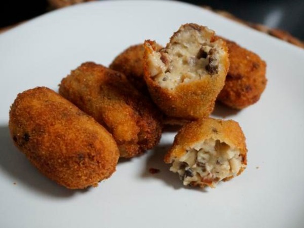 Croqueta de bolets
