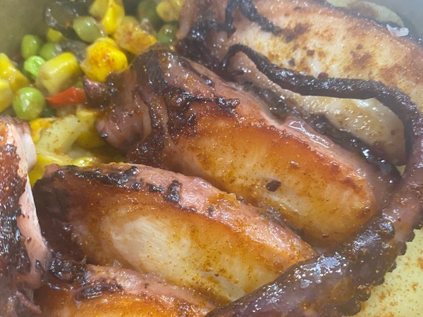 Pop a la brasa amb permentier de patata