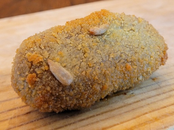 Porcini mushrooms with chestnuts and rice milk