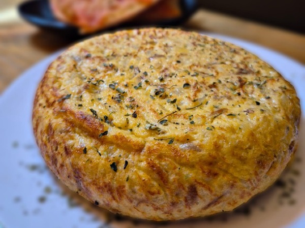 Potato and caramelized onion