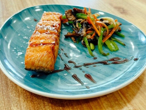 Lomo de Salmón a la brasa