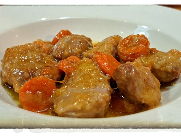 Carrilleras de lechón en escabeche