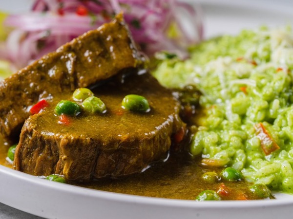 Res con Risotto Al Pesto