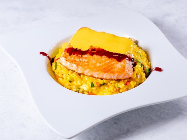 Risotto Salmón Grillé