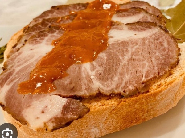 Carne mechá con mojo