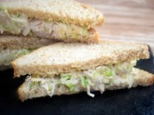 Sándwich vegetal de atún 