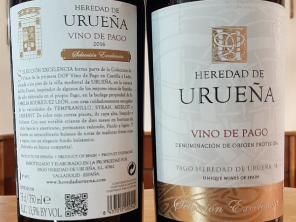 Heredad de Urueña (Pago Wine). D.O.P. Urueña. Valladolid)