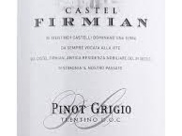 PINOT GRIGIO D.O.C TRENTINO CASTELL FIRMIAN
