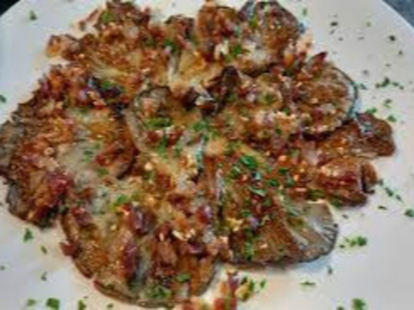 Grilled mushrooms