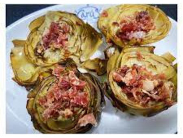Candied artichokes